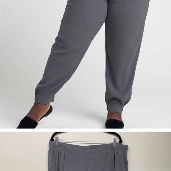 New Universal Standard DYLAN Deluxe Twill Joggers SZ 2xs = medium - Picture 6 of 10